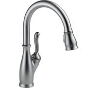 Delta Faucet 9178-DST - Grifo de cocina con cierre magnético, color cromado