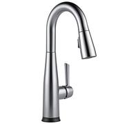 Delta Faucet 9913T-AR-DST Essa Single Handle Bar/Prep Faucet with Touch2O Technology and MagnaTite Docking, Arctic Stainless by DELTA FAUCET