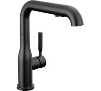 Delta Faucet Almari 16943-BL-DST - Grifo de Cocina Extraíble con Pulverizador Extraíble, Grifo para Fregadero de Cocina y Lavabo con Acoplamiento Magnético, Mezcladora, Negro Mate
