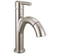 Delta Faucet Nicoli 15749LF-SSPD - Grifo de baño extraíble de un solo agujero, níquel cepillado, grifo de baño con pulverizador extraíble, grifo de baño de una sola manija, inoxidable