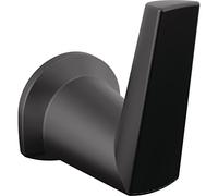 Delta Faucet Rubber Limited 77235-BL Galeon - Gancho para toallas de baño, color negro mate