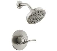 Delta Faucet Saylor 14 Series Brushed Nickel Shower Valve Trim Kit, Delta Shower System, Shower Faucet Set, Shower Fixture, Shower Head and Handle Set, Stainless T14235-SS (Valve Not Included)