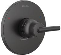 Delta Faucet T14059-BL Trinsic Monitor 14 Series Solo válvula de ajuste en color negro mate