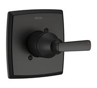 Delta Faucet T14064-BL Ashlyn Monitor 14 Series - Embellecedor de válvula solamente, negro mate