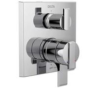 DELTA FAUCET T27867 Ara - Embellecedor de válvula de monitor angular moderno de la serie 17 con desviador integrado de 3 ajustes