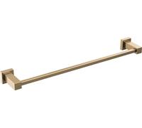 Delta Faucet Velum IAO20818-CZ - Toallero Individual de 18 Pulgadas, Soporte Dorado para Toallas de baño, toallero montado en la Pared, Colgador de Toallas, Bronce champán