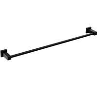 Delta Faucet Velum IAO20824-BL - Toallero Individual de 24 Pulgadas, Soporte para Toallas de baño Negro, toallero montado en la Pared, Colgador de Toallas, Negro Mate
