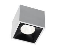 Delta Light Boxy, lámpara de techo LED cuadrangular, blanco/negro - 2.700 K