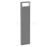 Delta Light Walker, sobremuro LED, gris aluminio