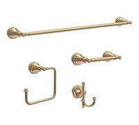 Delta MYN64-CZ Mylan - Kit de Accesorios de baño de 4 Piezas, Bronce champán