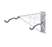Delta Pablo - Soporte de Pared para Bicicleta, Color Gris, Unisex