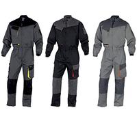 Delta plus - Buzo d-mach poliester algodón gris amarillo talla xxxl