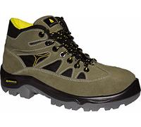Delta plus calzado - Bota serraje aterciopelado mesh suela poliuretano 2d 43 verde/negro