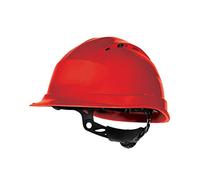 Delta Plus - Casco de seguridad en el trabajo ventilado modelo Quartz Rotor (Talla Única) (Blanco)