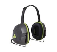 DELTA PLUS - Casco de trabajo con cancelación de ruido SNR 28 dB para uso detrás de la nuca Correa textil Diadema almohadillas ABS acolchadas Deltaplus INTERLAGOS NB