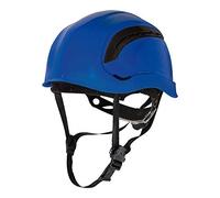 Delta plus - Casco obra granite wind ajustable azul fluo