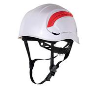 Delta plus - Casco obra granite wind ajustable blanco fluo