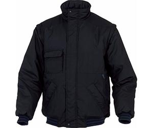 Delta plus - Cazadora medeo poliester algodón negro talla xl