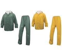 Delta plus - Conjunto abrigo lluvia amarillo talla -m