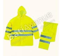 Delta plus - Conjunto lluvia clase 3 poliester pvc amarillo talla xl