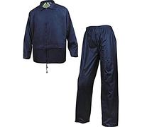 Delta plus - Conjunto lluvia poliester pvc azul marino talla -m
