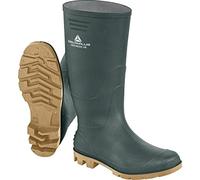 Delta Plus Grohcobve47 Groundhc OB Sra-Botas de Trabajo, Barco de Seguridad y Fuego Hombre, Verde/Beige, 40 EU