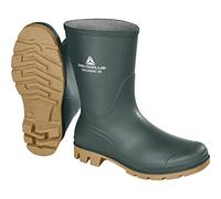 Delta Plus Gromcobve38 Groundmc OB Sra-Profundidad de Trabajo, Barco de Seguridad y Fuego Hombres, Verde/Beige, 40 EU