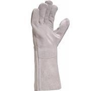 Delta plus - Guante soldar/ado vacuno manguito 15cm talla 11 gris