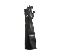 Delta plus guantes sinteticos - Guante latex reforzado negro 60cm talla 10