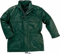 Delta plus indumentaria frio - Parka poliester pvc con porta-pase verde talla -m
