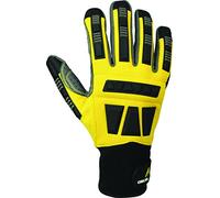 Delta plus - Juego guante poliester poliuretano pvc amarillo talla 9(1par)