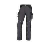 Delta Plus MCPA2GNTM Mach2 Corporate - Pantalones de trabajo de poliéster Ripstop (1 unidad, talla M), color gris y negro