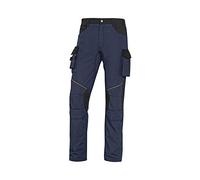 Delta Plus MCPA2MNXX Mach2 Corporate - Pantalones de trabajo de poliéster ripstop, algodón, color azul marino y negro, talla XXL, 10 unidades