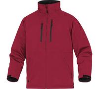 Delta Plus milt2 rogt Parka poliéster y Elastano, resistente al agua y al viento, Rojo, L, 10 unidades)