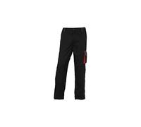 Delta plus - Pantalon d-mach poliester algodón negro rojo talla l-
