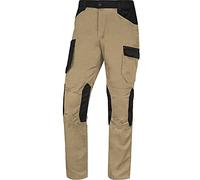 Delta Plus Pantalon Largo de Trabajo MATCH2 Color Beige Talla L, 0