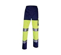 Delta plus - Pantalon phpan Amarillo Fluo/Marino Talla -XL