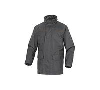 Delta Plus slig ogrxg Parka ligero de Oxford poliéster con revestimiento de poliuretano, poliéster Red Mesh Forro, adaptado. En el surtido Mach y panostyle, Gris de naranja, xl, 10 unidades)