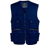 Delta plus vestuario laboral - Chaleco bolsillos 65/35 poliester algodón azul -l