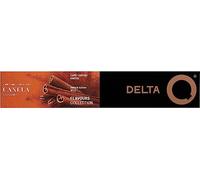 Delta Q Canela - Café en Cápsulas - Notas de Canela, Almendra y Nueces Tostadas -10 Cápsulas x 12 blister