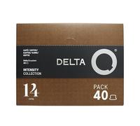 Delta Q - Cápsulas de Café Molido EpiQ - Espresso Intenso con Notas de Nueces Tostadas - Intensidad 14 - Molido Natural - 40 Cápsulas