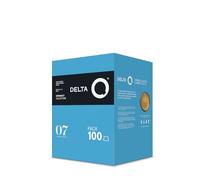 Delta Q | DeQafeinatus 100 Cápsulas Café Molido Intensidad 7 Descafeinado