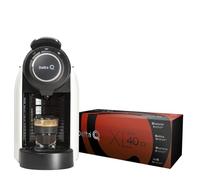 Delta Q - Pack Cafetera Delta Q Evolution Blanca - Para Cafés, Té y Bebidas calientes - Sencilla y Práctica - Diseño Elegante - Pack XL con 40 Cápsulas de Qharacter + Qalidus + Qharisma + EpiQ