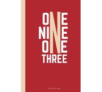 Delta Sigma Theta Inspired One Nine One Three: Lined Notebook, Journal, Diary, Paraphernalia, Gift for Women in Crimson & Cream for School, Chapter ... great Gift, Greek Para for Divine Nine Sorors