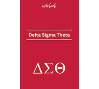 Delta Sigma Theta notebook.100 college ruled pages. Size 6X9 in size. Sorority colors of Crimson and Cream.: A nice gift idea for a Sorority sister. ... elephant. Lined notebook for note taking