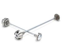 Delta Unisex Pinchos knoxnut Pernos de liberación rápida, Plata