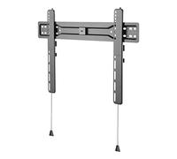 DELTACO ARM-0151 - Soporte de Pared Fijo con Nivel de Burbuja, Adecuado para Pantalla de 37 a 70 Pulgadas - Negro