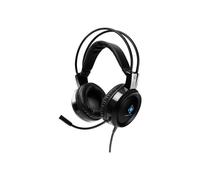DELTACO GAMING DH110 Auriculares estéreo para juegos con cable y supraaurales, color negro
