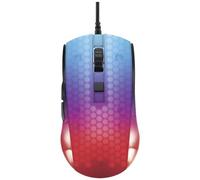 DELTACO GAMING DM310 Gaming-Maus USB Optisch Negro, Transparente 6 Tasten 6200 dpi Beleuchtet, Inte