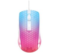 DELTACO Gaming WM87 - Ratón para Juegos (USB, óptico, 6 Botones, 6200 dpi), Color Blanco